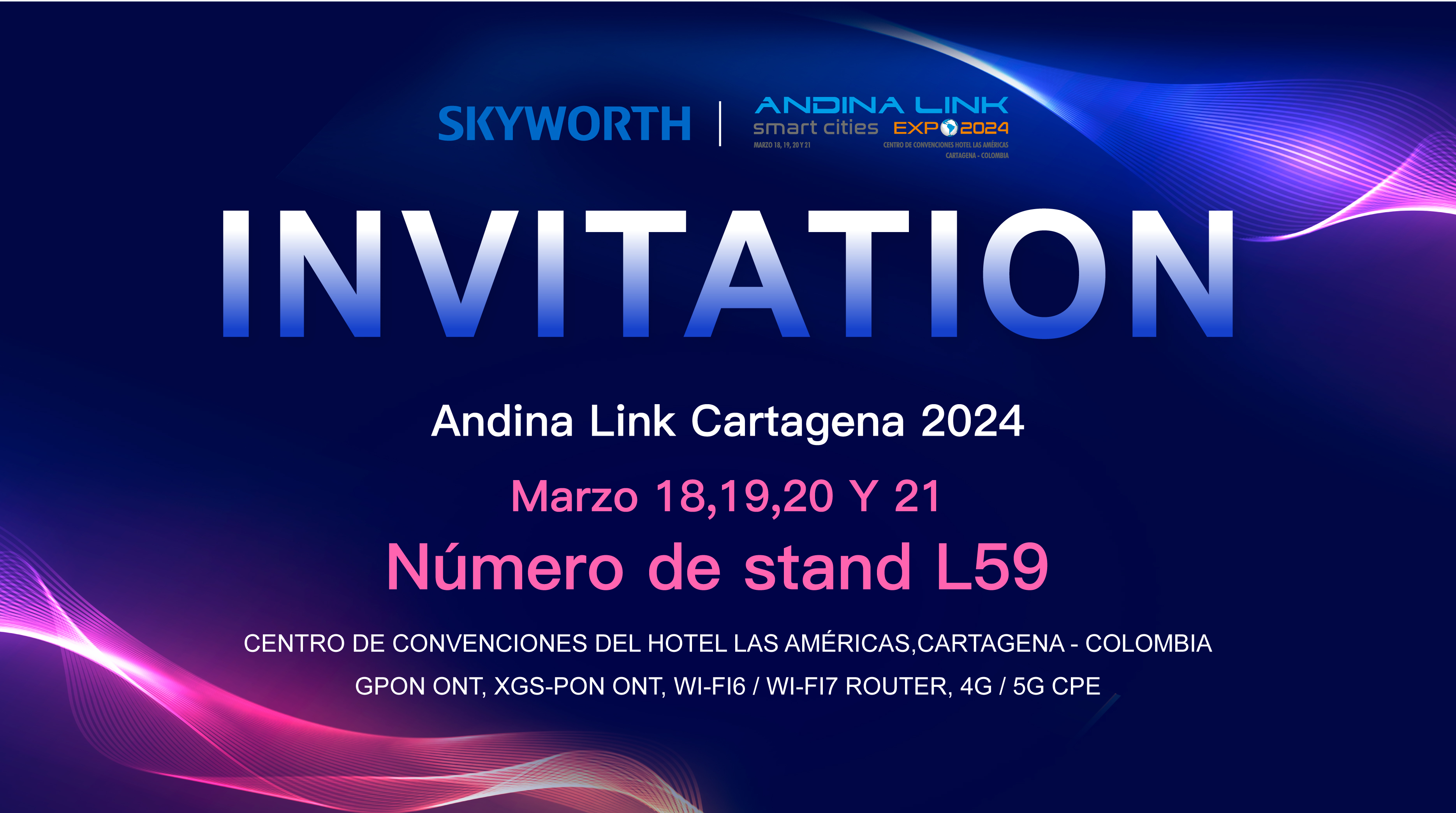 Invitation of Andina Link Cartagena 2024